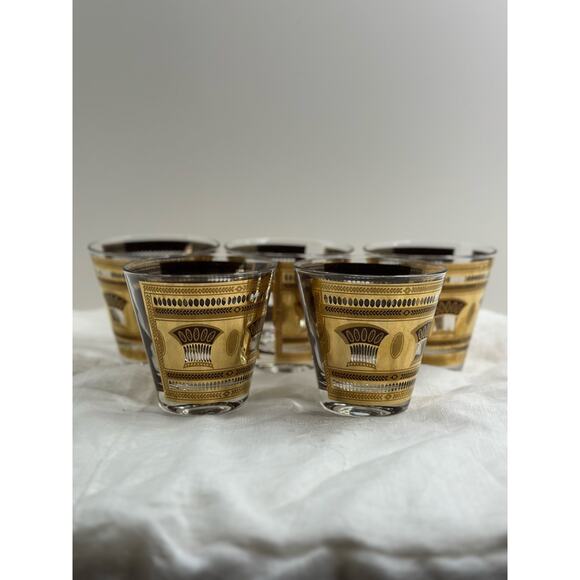 Vintage Culver Festival Black and Gold DOF Glasses 1940s-50s - Picture 8 of 8